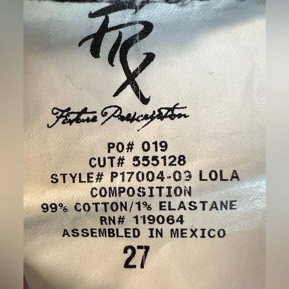 Future Prescription Womens Denim JeansFlared Lola Low Rise. Size 27 - Picture 7 of 8
